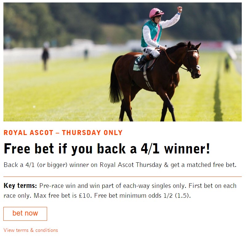 Fitzdares 4 to 1 winner boost royal ascot day three
